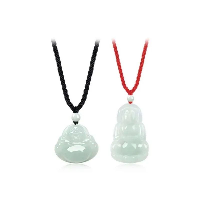 Bailijin Bean Type Jadeite Necklaces Unisex-4