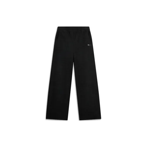 LiNing Sports Trend Series Knitted Sports Pants Women's Black