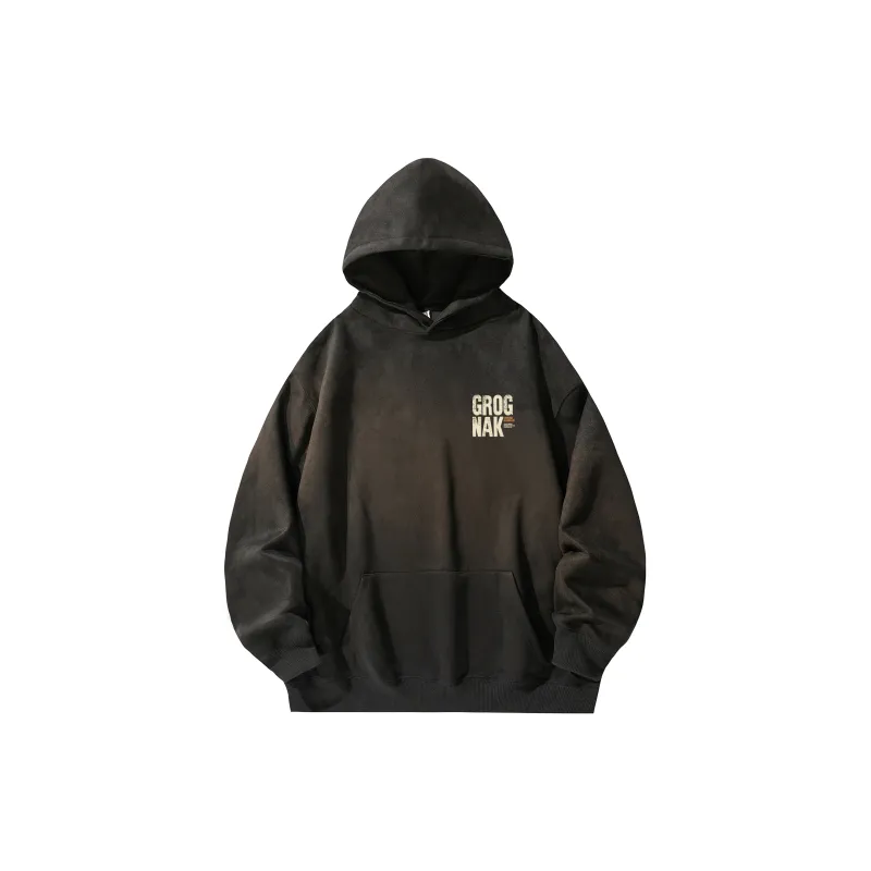 GROGNAK Sweatshirt Unisex Fleece Lined Thin Optional-8