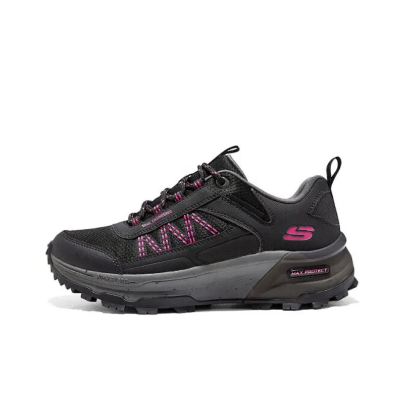 Skechers OUTDOOR Wear-Resistant Low-Top Trekking Shoes Women's Black-0