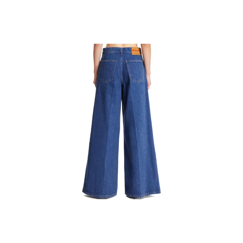 MARNI Logo Patch Denim Jeans-1