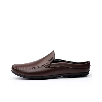 Extravagant Wrap toe Slippers Men Brown