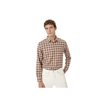 Hush Puppies Shirt Men's Medium Coffee