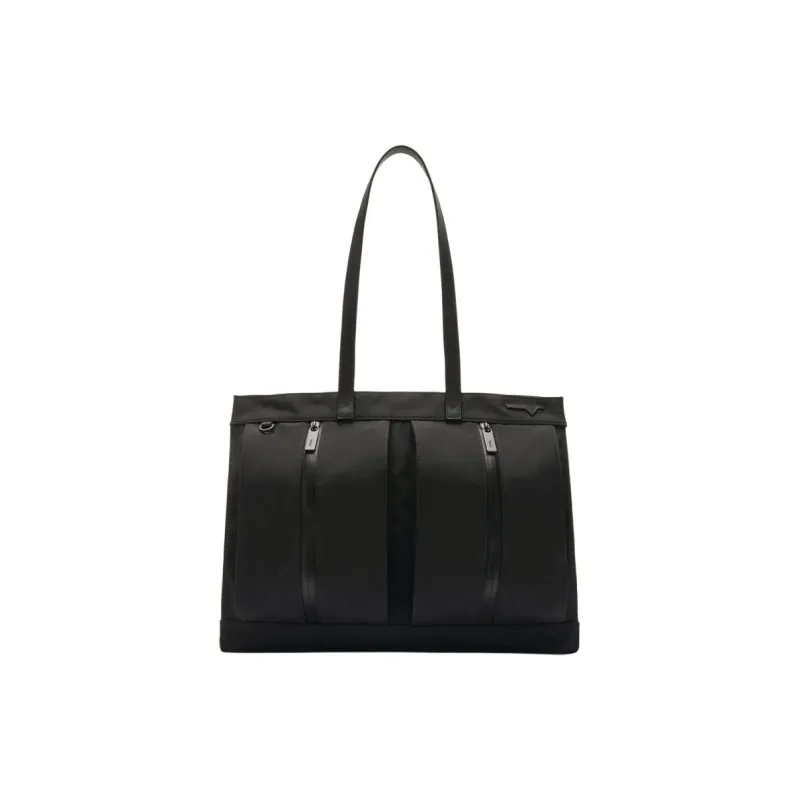Valextra Recycled Nylon Tote Bag, Shopping Bag, Handbag, Shoulder Bag Men Black-0