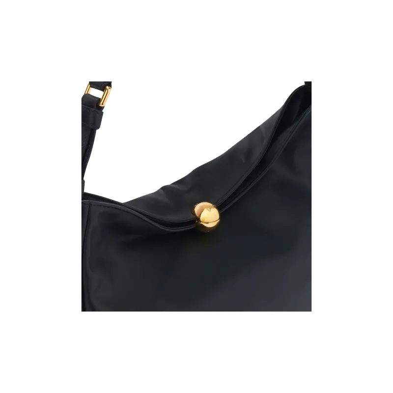Furla Leather Handbag, Shoulder Bag Tubas Women's Black-4
