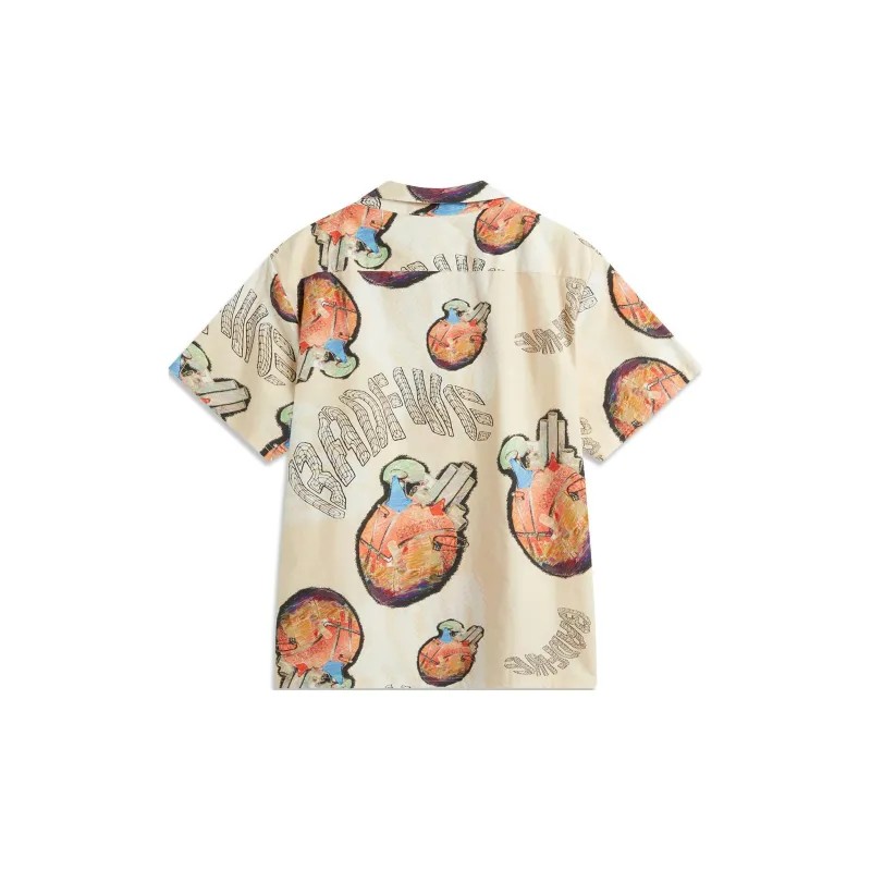 LiNing Basketball Collection Shirt Men Sand Gravel Gray Heart-1