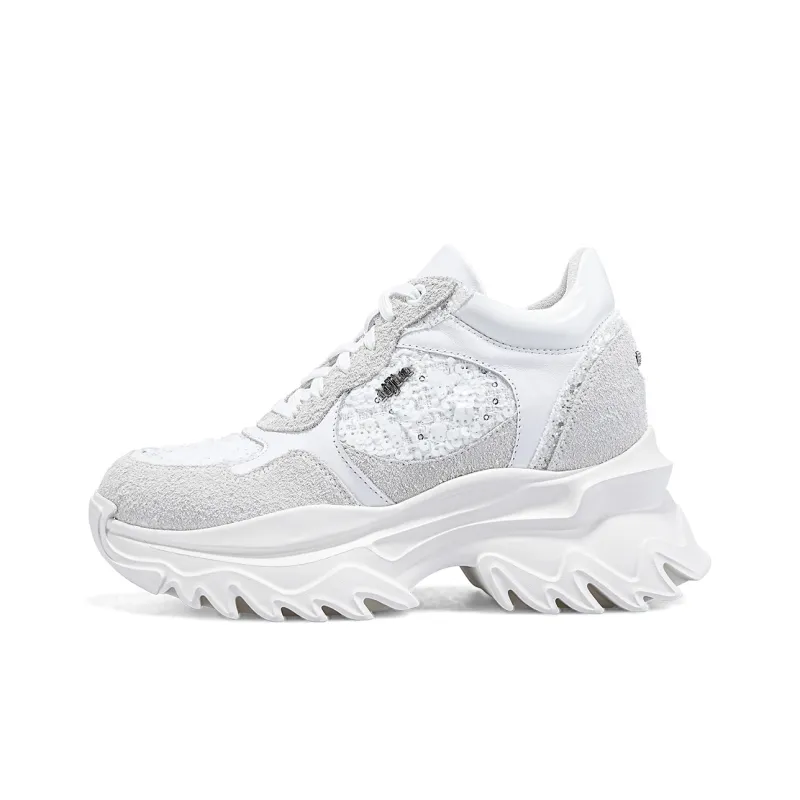 IiJin Low-Top Chunky Sneakers Women's-5