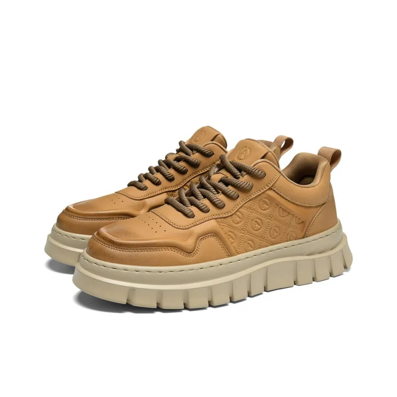 AOKANG Height Increasing Wear-Resistant Lightweight Slip-Resistant Low-Top Skateboard Shoes Men Exclusive Box-2