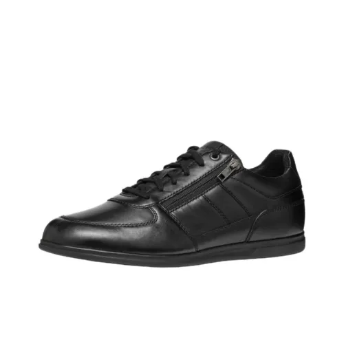 leather platform sneakers Bianco