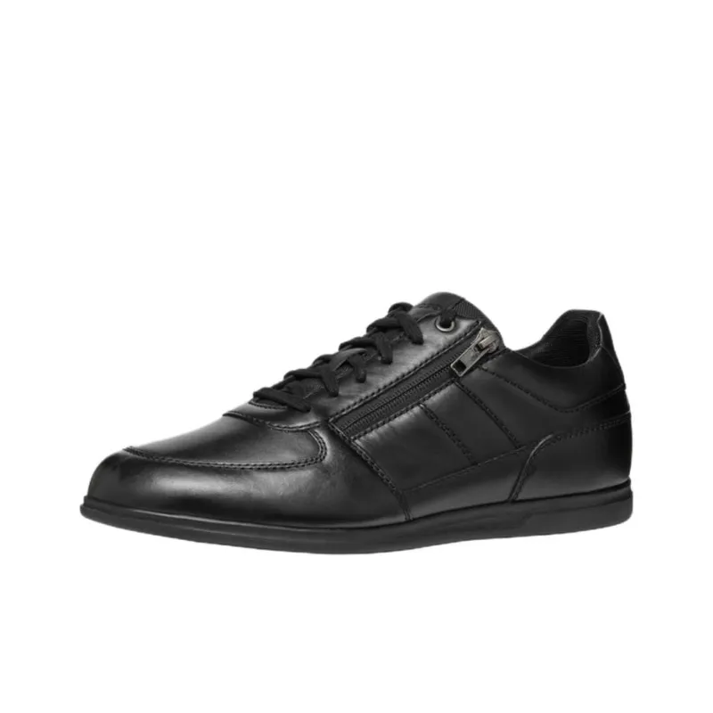 GEOX Low Top Skateboard Shoes Men Black-0
