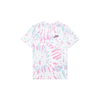 Nike Sportswear Men's Black Light Tie-Dye T-Shirt