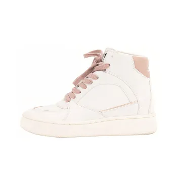 COACH Skateboard Shoes Women's High-Top White