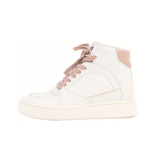 COACH Skateboard Shoes Women's High-Top White
