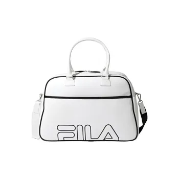 FILA Polyurethane Shoulder Bag Crossbody Bag Handbag Regular Unisex White/Black
