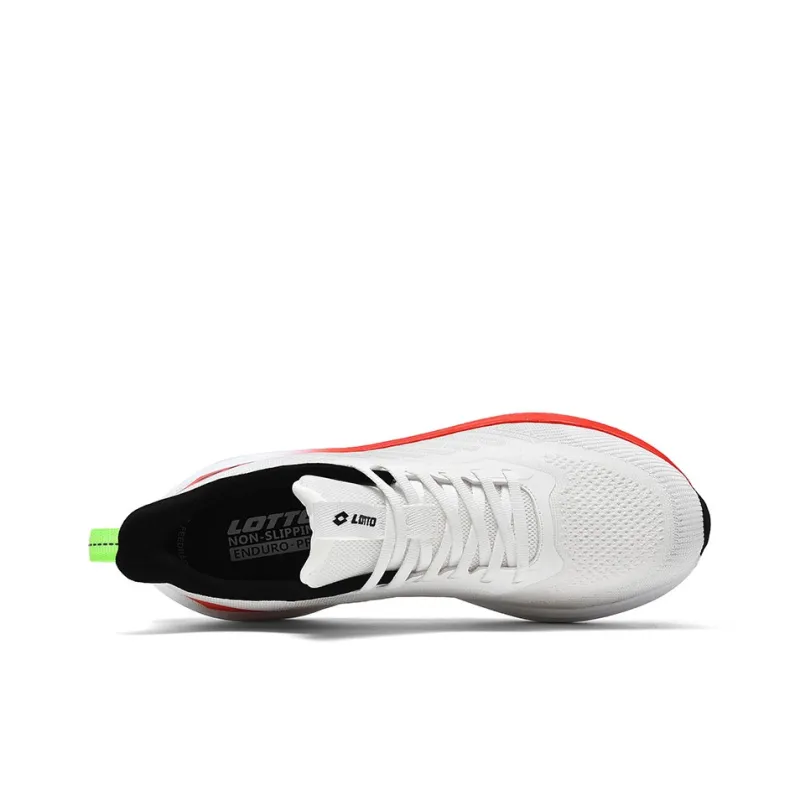 LOTTO Anti Slip Wear Resistant Running Shoes Men White-3