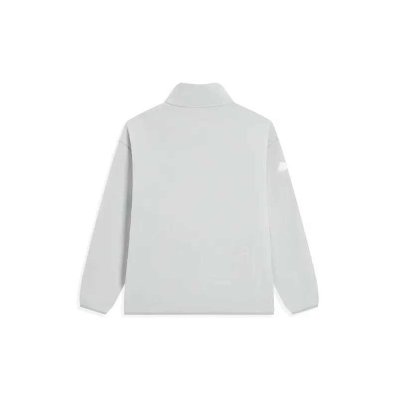 XTEP Velvet Jackets Men Cream Gray-1