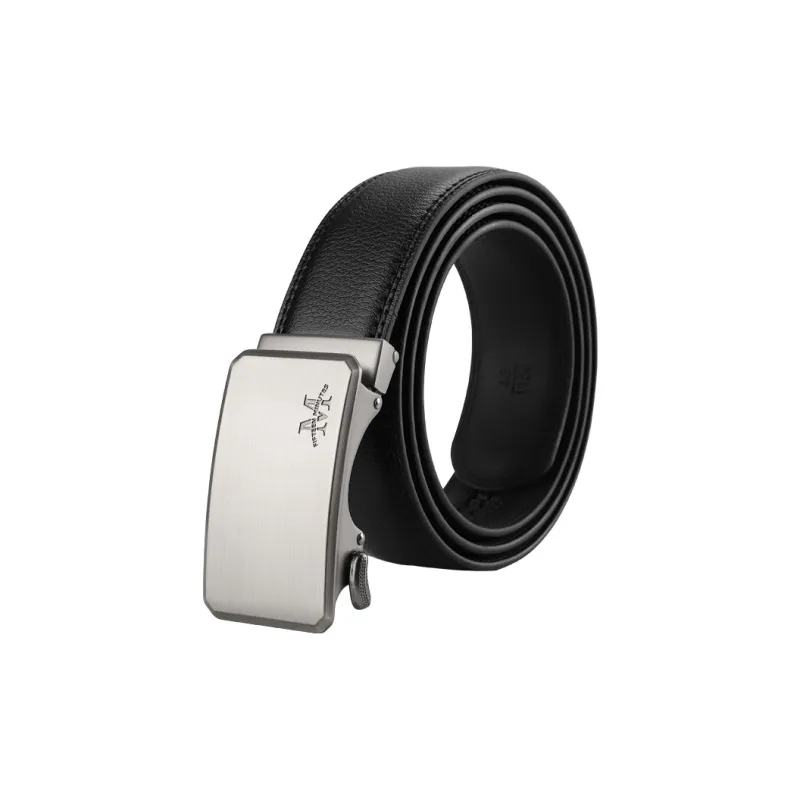 15 MINS Cow Split Leather Belts Men Width 3.5cm-3