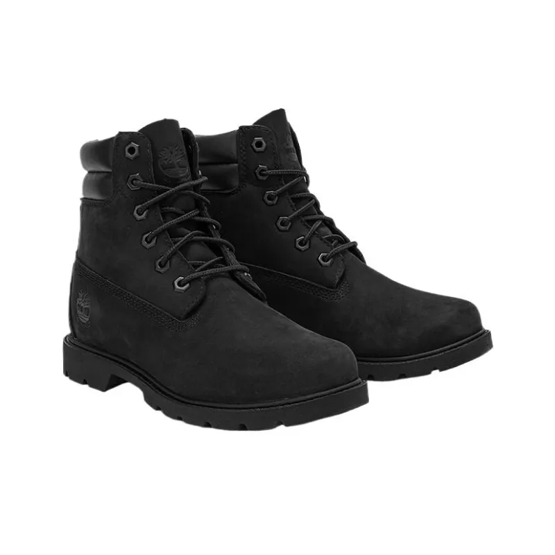 Timberland Wear Resistant Crew Outdoor Boots Women's Black-3