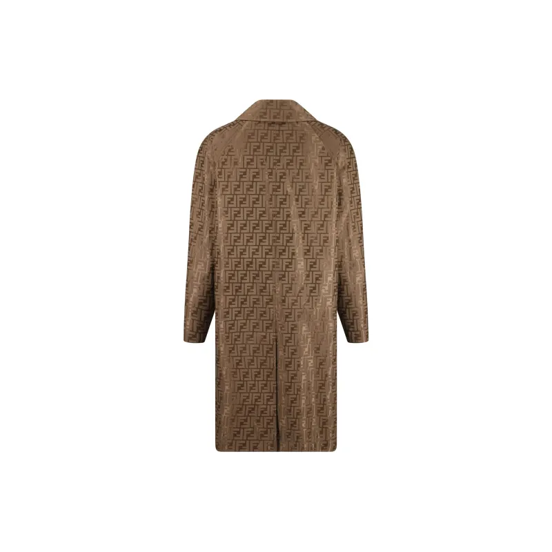 FENDI Ff Printed Long Sleeved Coat-1