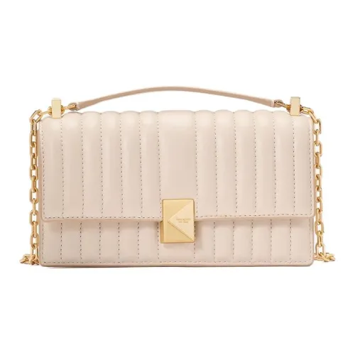 Kate Spade Smooth Finish Leather Handbag Shoulder Bag Crossbody Bag Mini Women's Ivory Glass