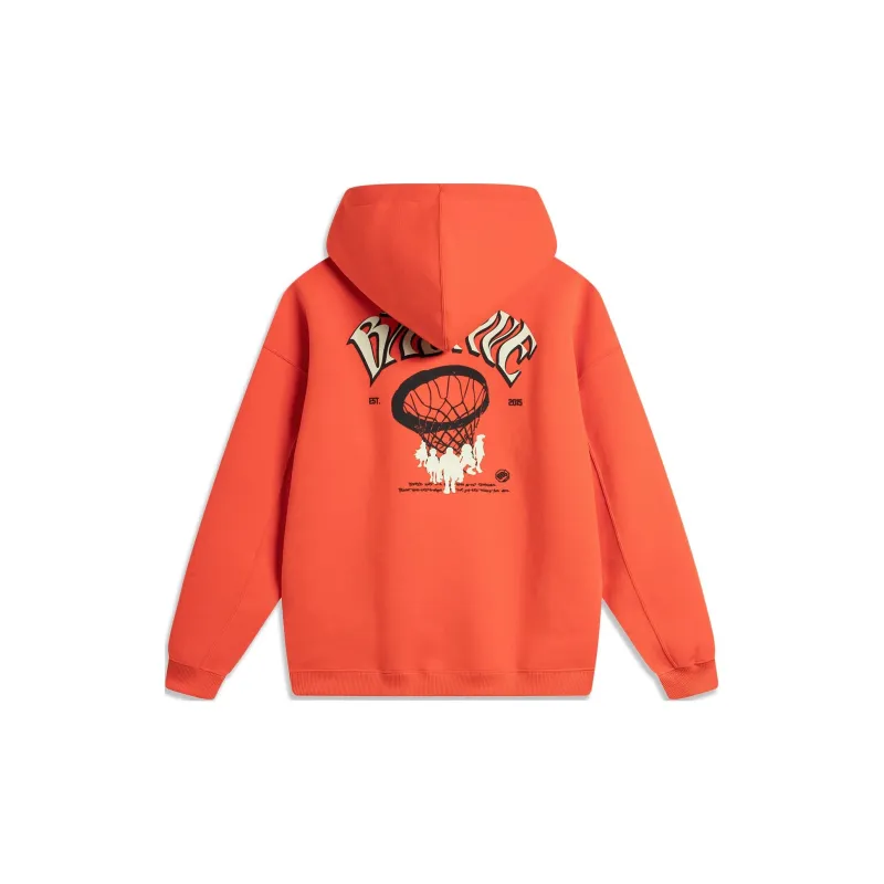 LiNing Badfive 1 Sweatshirt Men Phoenix Orange-1