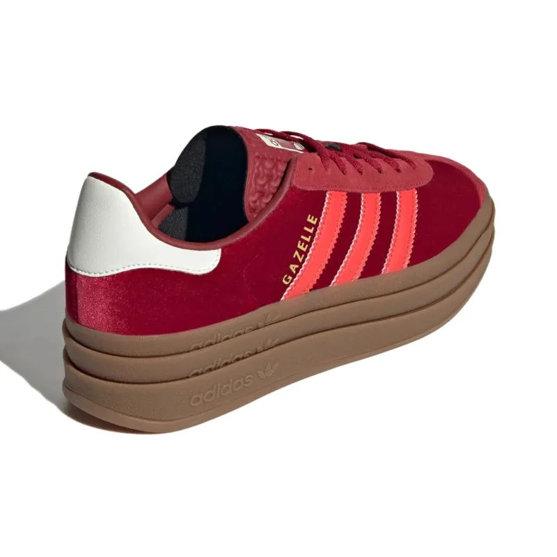 Gazelle Women's Adidas Originals Bold 'Bright Red Velvet'-3
