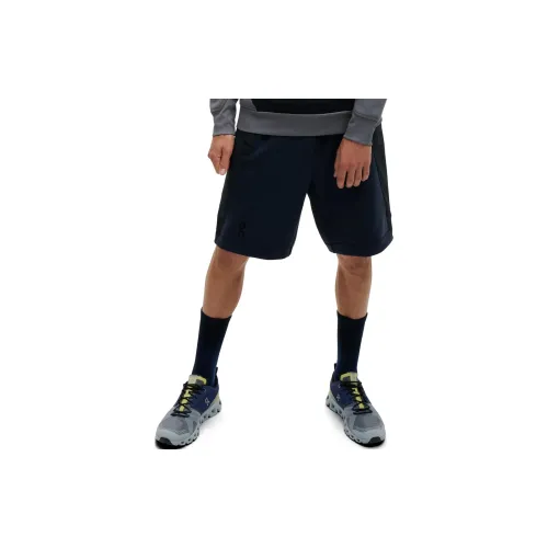 On Movement Casual Shorts Unisex Navy Blue | Black