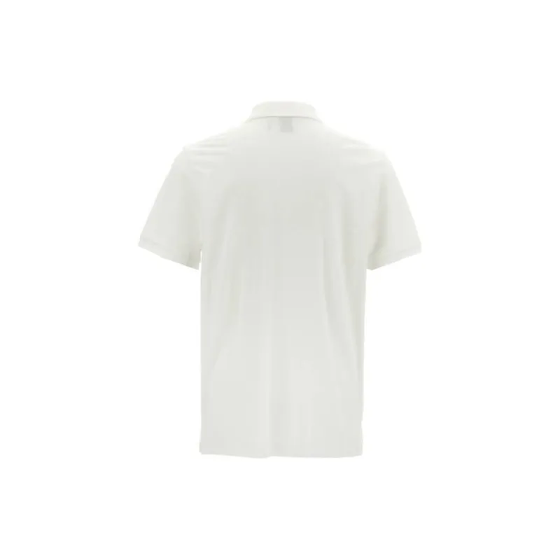 Moose Knuckles Logo Patch Straight Hem Polo Shirt-1
