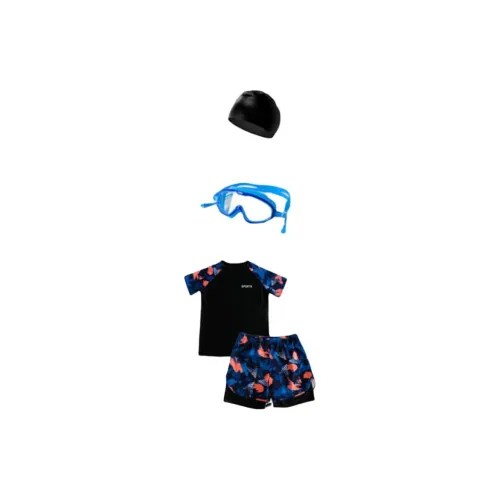 Yalu Preferred Swimming Sets Polyester+Elastane Training Hot Spring Resort Island Getaway Beach Play Kids