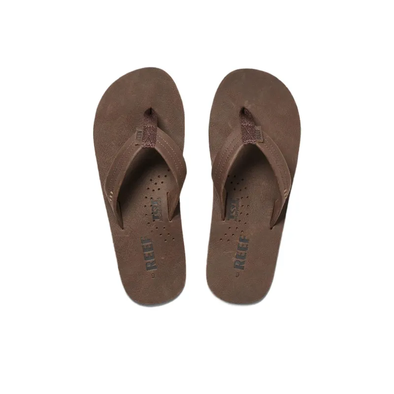 REEF Abrasion-Resistant Flip Flops Unisex Brown-3