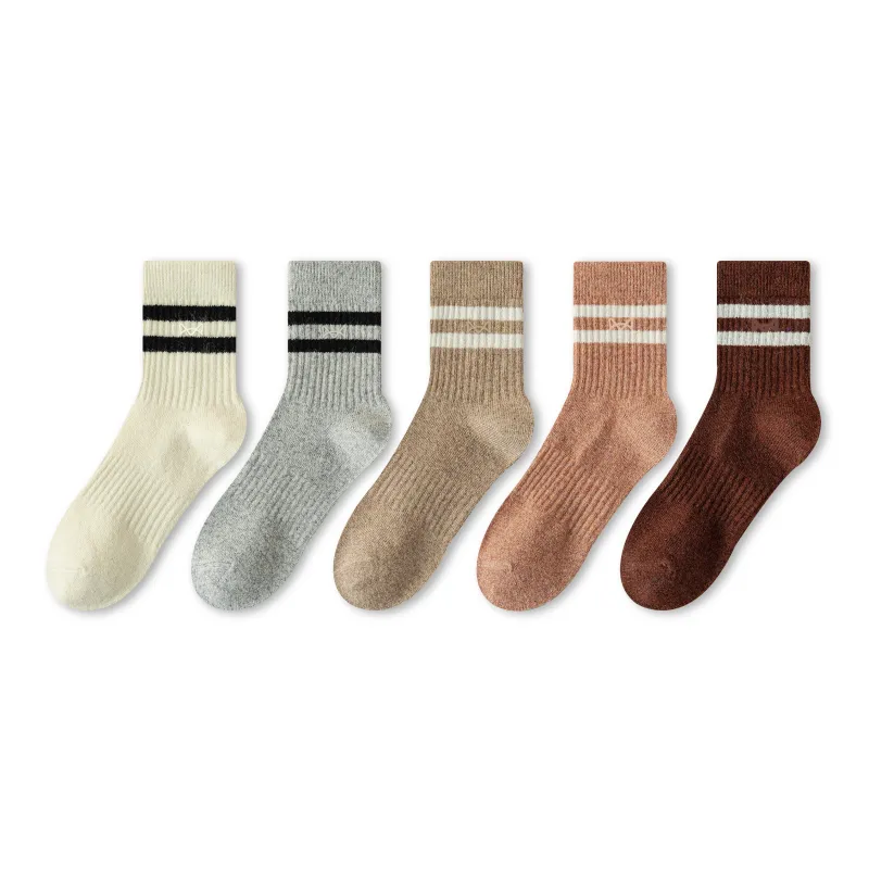 MIIOW Fruit Printing Series Mid Calf Socks Unisex Combo Set-14