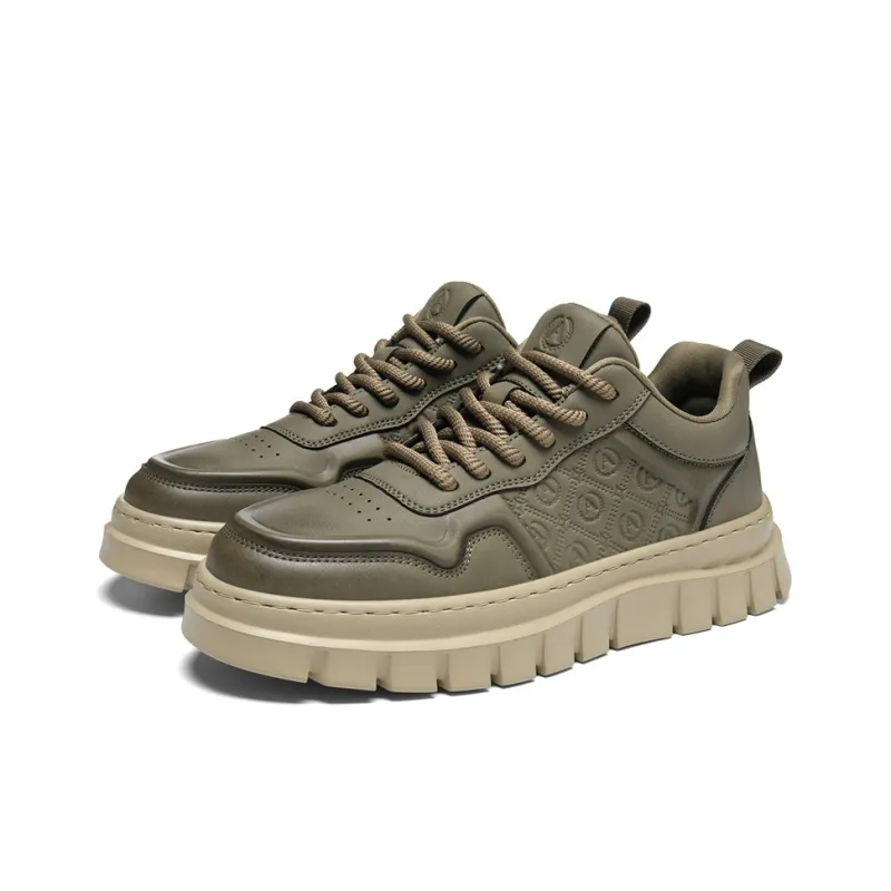 AOKANG Height Increasing Wear-Resistant Lightweight Slip-Resistant Low-Top Skateboard Shoes Men Exclusive Box-8