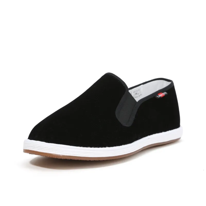 Old Meihua Men's Casual Shoes Men Low Top Black-2