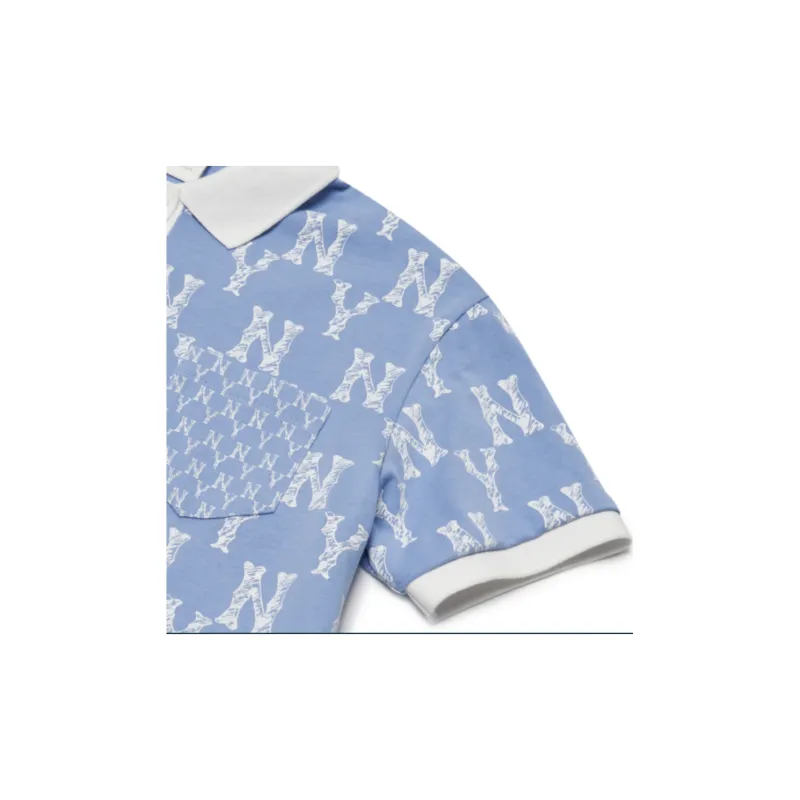 MLB Short Sleeved Dresses Women's Blue-5
