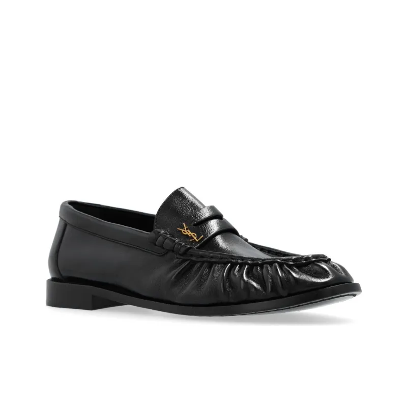 SAINT LAURENT Le Loafer Leather Loafers-2