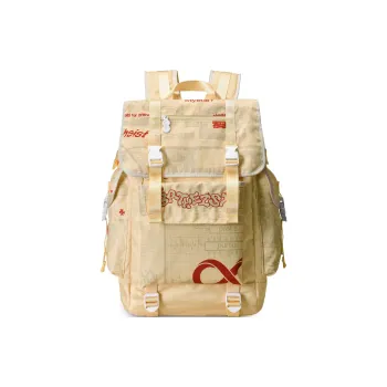 8atheist Polyester Backpack Basketball Backpack Regular Unisex Ecru