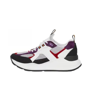 Burberry Low Top Sports Casual Shoes Men's Black White