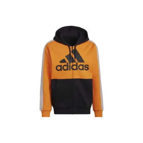 Adidas Clothing Jackets Men Bright Orange