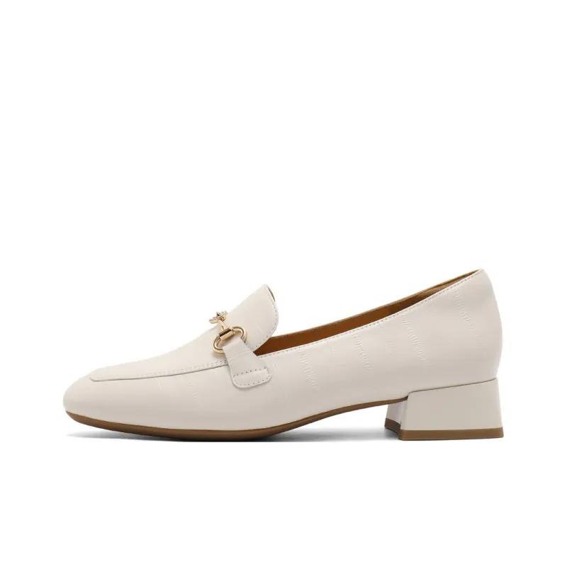 BELLE Loafers 3cm Women's Black Ecru-4