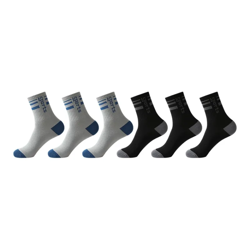 PLANDOO Mid Calf Socks Men 6 Pack-7