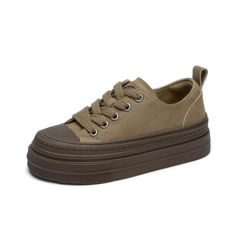 Dickies Anti-Slip Wear-Resistant Low-Top Skateboard Shoes Women's Apricot-1