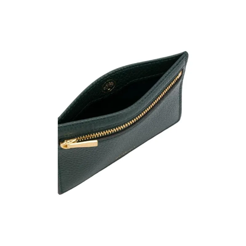Mulberry Leather Card Clip Card Holder Women's Green-2