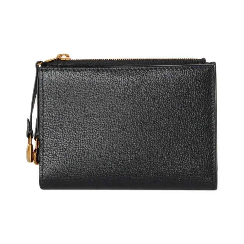 Loro Piana Calfskin Wallet Women's Black-0