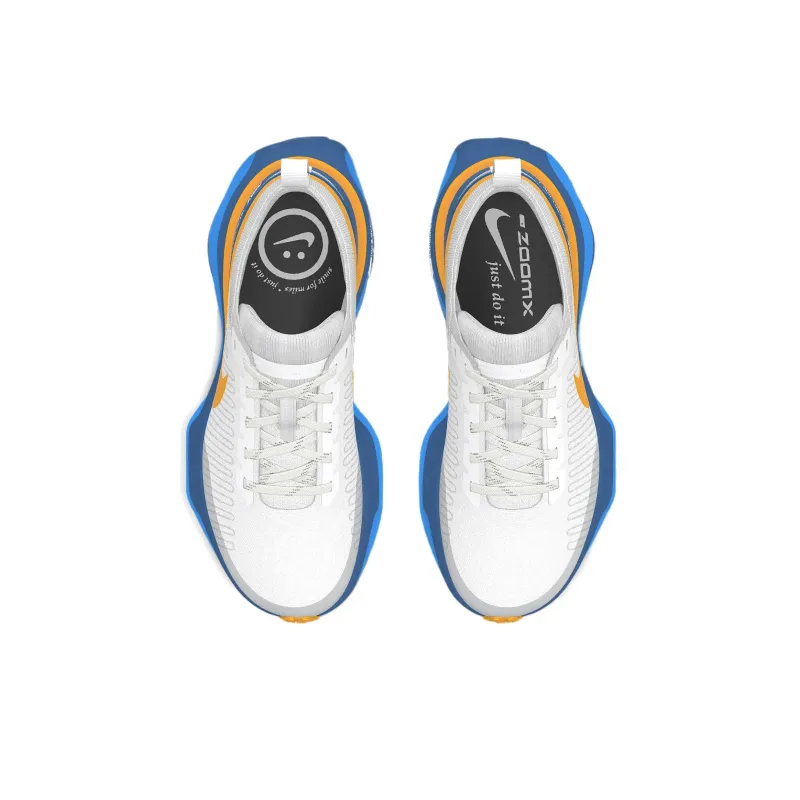 Nike Cushioning Impact Resistant Mid Top Running Shoes Men White-3