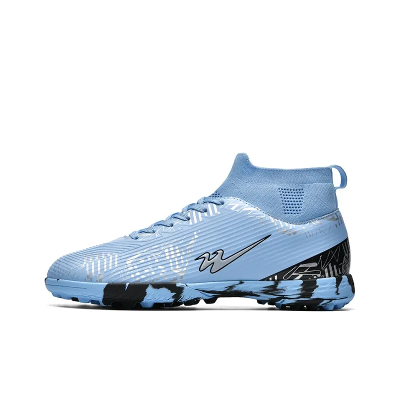 DOUBLE STAR 88 Lightweight Anti Slip Soccer Shoes Unisex Aqua-0