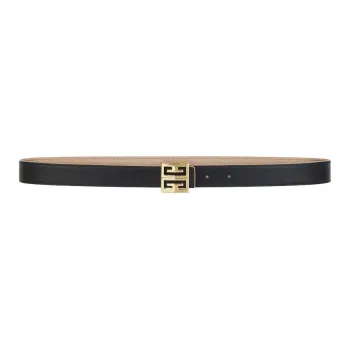 GIVENCHY Calfskin Leather Belts Women's Black Width 2.6CM