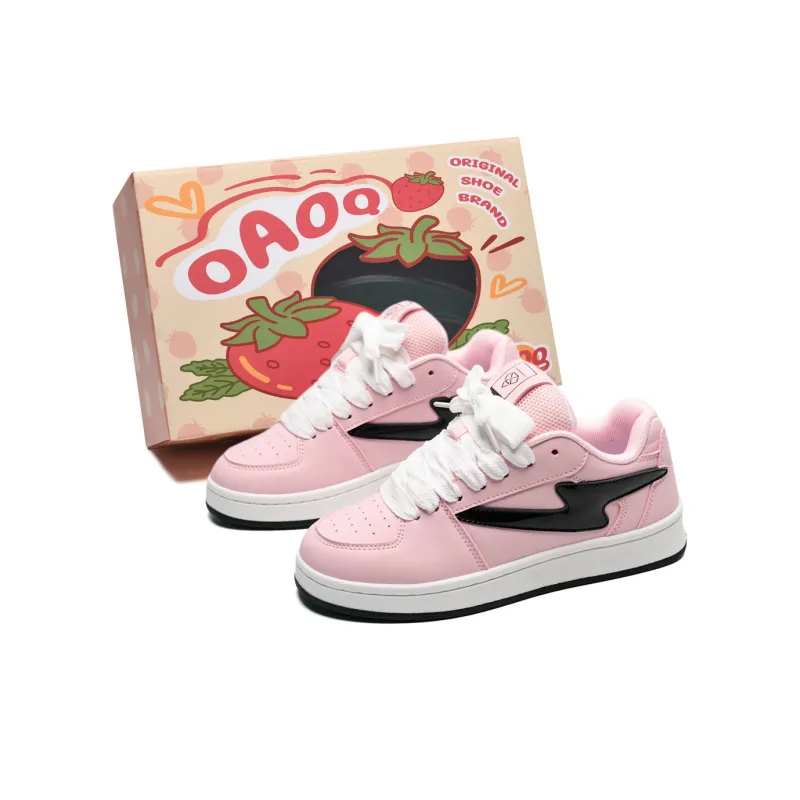 OAOQ Wear-resistant And Lightweight Low-Top Skateboard Shoes Unisex Box-43