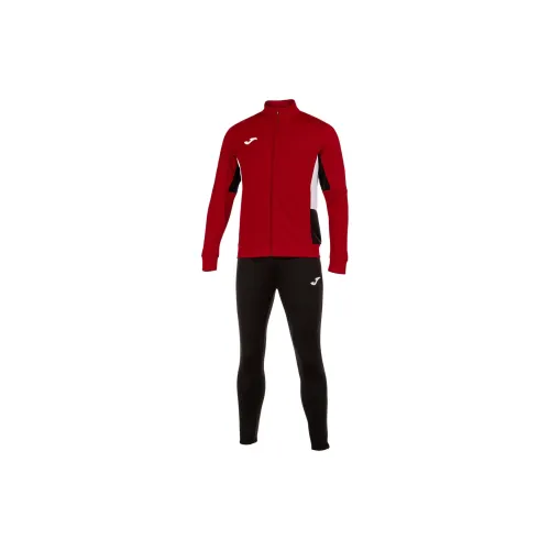 Joma Casual Sportswear Men Red Jacket + Black Pants