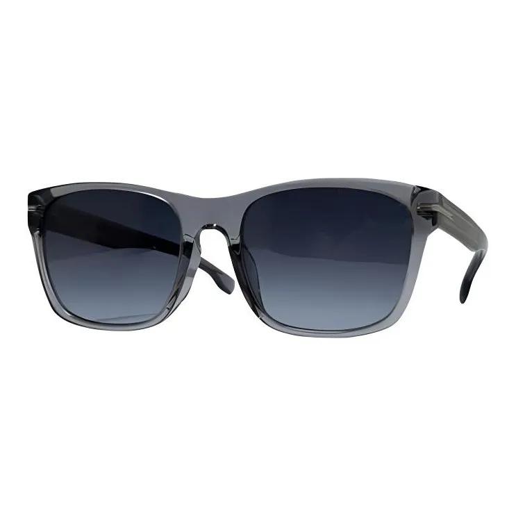 HUGO BOSS Plastic Metal Square Sunglasses Men Gray-0