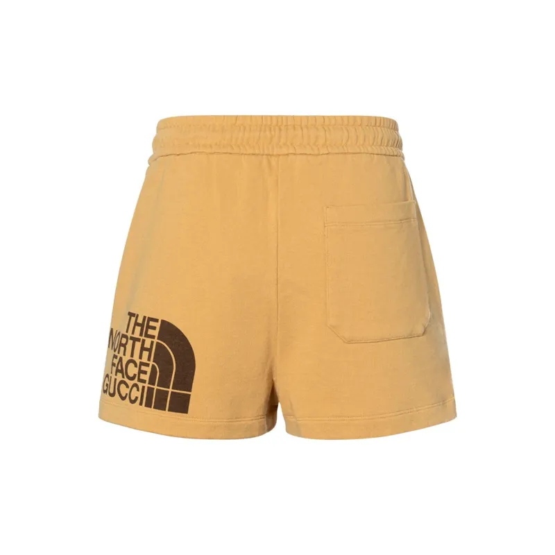 GUCCI X The North Face Web Print Cotton Shorts-7